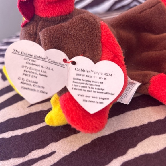 TY beanie baby GOBBLES - Picture 2 of 2